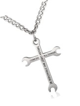 Cross Necklace for Men Stainless Steel Chain 24inch I - $44.18