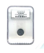 1870 Japón Meiji 3 5S Cinco Sen Moneda De Escalas Superficiales NGC VF D... - €247,79 EUR