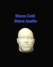 Custom  WWF WWE LJN  Size 3D Printed Head Of Stone Cold Steve Austin  - £11.78 GBP