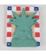 Vintage USA Statue of Liberty Refrigerator Magnet 2 Inch Collectible NEW - $13.10