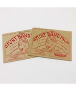 Vintage Stunt Band Folio Music Books Rubank Inc. 1st Bb Cornet Set of 2 - $299.87 MXN