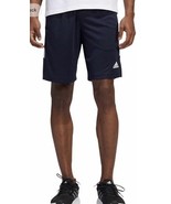 New ADIDAS Mens PES Shorts Navy White 3 Stripes Basketball Zipper Pocket... - €20,36 EUR
