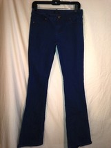 Angie Decades Denim Anthropologie Deep Abyss Jeans Size 27 X 33&quot; NWOT - £39.56 GBP