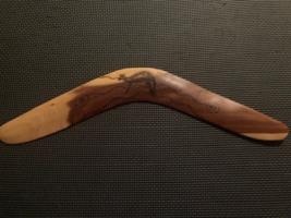 Vintage Australian Jedda Boomerang 17&quot; Hand Crafted - $16.10