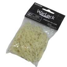 WarLock Tile Clips Plastic White 100 WizKids New Package Bag - $9.85