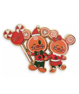 Disney Mickey and Minnie Mouse Gingerbread Holiday 2020 Pin NEW - $357.32 MXN