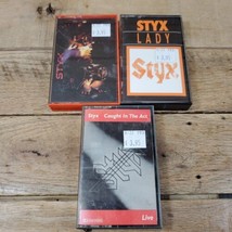 STYX Kilroy Was Here / Lady / Caught In The Act Cassette Tape Lot - £7.78 GBP