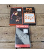 STYX Kilroy Was Here / Lady / Caught In The Act Cassette Tape Lot - £7.75 GBP