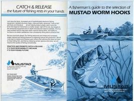 Fisherman's Guide to the Selection of Mustad Worm Hooks - $11.88