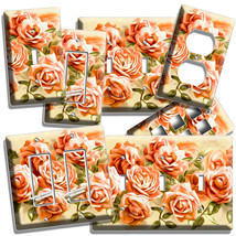 Beautiful Pink Roses Light Switch Outlets Wall Plates Home Room Floral Art Decor - £8.58 GBP+