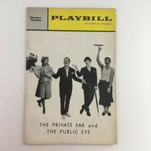 1964 Playbill The Private Ear and The Public Eye at Morosco Theatre - £11.16 GBP