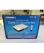 Zinwell Analog Pass-Through Digital TV Converter Box ZAT-970A White/Blac... - $44.54