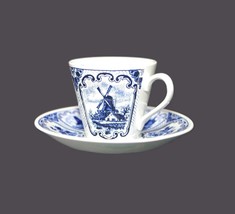Delft Royal Sphinx Pottery Petrus Regout Old Dutch demitasse cup and saucer set. - £47.85 GBP