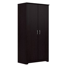 Bush Furniture Cabot Tall Kitchen Pantry Cabinet with Doors in Espresso Oak - $425.99