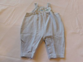 McBaby Baby Girl&#39;s Boy&#39;s Size 3-6 Months Overalls Lt Blue Sleeveless GUC - $10.29