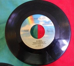 45 RPM: Ed Bruce &quot;The Last Thing She Said&quot; &quot;Girls&quot;; 1980 Vintage Music Record LP - £3.15 GBP