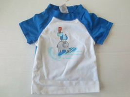 Gymboree Boy Elephant Rino Cat Graphic Swim Shirt - Size 3-6 Months -  NWT - $5.99