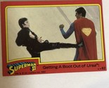 Superman II 2 Trading Card #82 Christopher Reeve - $1.97