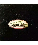 Dale Earnhardt Sr Nascar #3 Vintage 90’s Born to Race Hat Lapel Pin - $112.14 MXN
