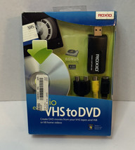 Roxio Easy VHS to DVD Converter Hi8 Video8 Home Videos Windows 7 XP Sealed New - £10.42 GBP