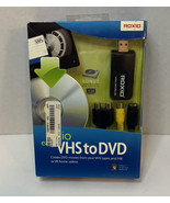 Roxio Easy VHS to DVD Converter Hi8 Video8 Home Videos Windows 7 XP Seal... - £10.29 GBP