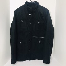 Rock &amp; Republic Men’s Black Pea Coat Jacket Size Small Business Casual Dress - £27.10 GBP