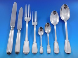 Lucrezia by Clementi Italy 800 Silver Flatware Set for 8 Service 67 pcs Dinner - £6,312.39 GBP