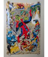 1991 Marvel Comics Universe poster:X-Men,Spider-man,Hulk,Wolverine,Dr Do... - £65.38 GBP