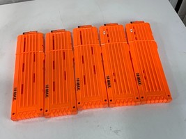 Lot Of (5) NERF N-Strike 18 Max Round Ammo Clip Magazine FAST SHiPPING - £21.35 GBP