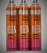 TIGI Bed Head Showdown Strong Hold Hairspray 5.5 oz, 3 Pack - £31.43 GBP