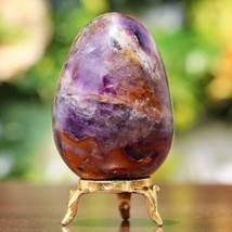 Amethyst Egg 273g | 65mm | Healing Crystal | Meditation | Decor - £38.76 GBP