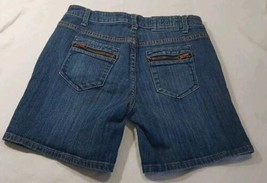 Ruff Hewn 1981 Jean Shorts Denim 4 Women Zip Pocket Eco-Friendly Textiles 27x6.5 - £11.62 GBP