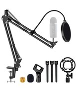 5 Core Microphone Arm Stand Upgraded Adjustable Suspension Boom Scissor ... - $479.92 MXN