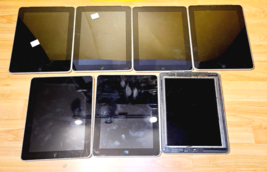 *HAS ISSUES* LOT 7 APPLE IPAD 1st GEN A1219 A1337 WIFI+3G WIFI CELLULAR ... - $91.49