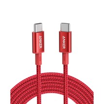 Anker 100W 10ft, New Nylon USB C to USB C Cable 2.0, Type C Charging Cable Fast  - £14.20 GBP