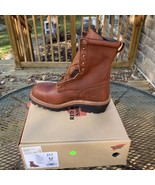 Red Wing 217 Waterproof Logger Boots Soft Toe Mens Size 8 EE Electrical ... - £194.75 GBP
