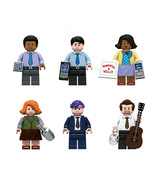 6Pcs The Office Minifigures Oscar Martinez Kelly Kapoor Ryan Howard Mini... - €18,24 EUR