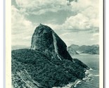 Rear View Sugar Loaf Mountain Rio De Janeiro Brazil UNP WB Postcard V20 - $5.89