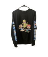 Nickelodeon Rugrats Women Black Graphic Sweatshirt Size M - £19.12 GBP