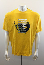 Ski-Doo Men&#39;s Yellow Graphic Short Sleeve T Shirt (No size tag) - $9.89