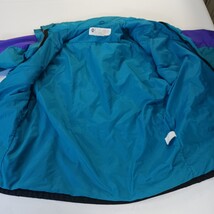 Vtg 80's Columbia Gizzmo Women's Black/Purple Nylon Full Zip Parka Jacket Large image 12