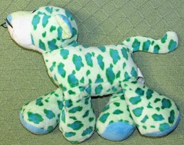 ANIMAL ALLEY GREEN SPOTTED LEOPARD PLUSH 10&quot; CHEETAH STUFFED ANIMAL FLOP... - $9.45