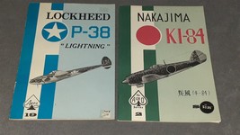 Aero Series #2 &amp; #19: Lot of 2 - Lockheed P-38 Lightning + Nakajima KI-84 - $18.00