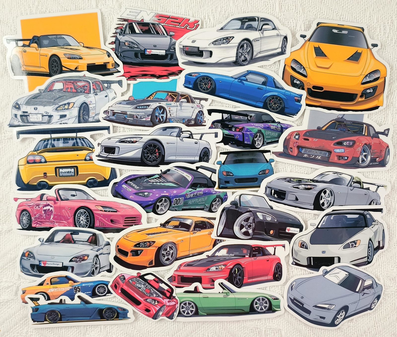 25pc Japanese JDM legend S2000 Vinyl Stickers JDM Legend Sport Car - $7.84