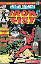 Marvel Premiere Comic Book #23 Iron Fist 1975 VERY FINE/NEAR MINT - $120.83