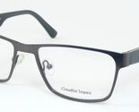 Claudio Lopez CLA90108 3 Dunkelgrau Rauch/Grau / Limettengrün Brille 53-... - $52.46