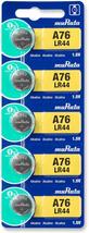 Murata LR44 Battery AG13 357A 1.55V Alkaline Button Cell (10 Batteries) - £5.01 GBP+
