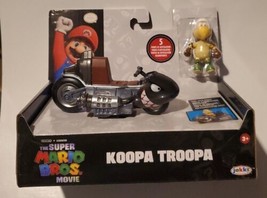 New The Super Mario Bros Movie 2.5 Inch Action Figure W/ Racer Koopa Troopa 2023 - £17.87 GBP