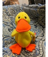 RETIRED Quackers Beanie Baby With Tag &amp; Errors!!! - £97.34 GBP