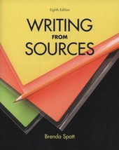 Writing from Sources, Paperback by Spatt, Brenda, Used Good Condition, F... - €56,85 EUR